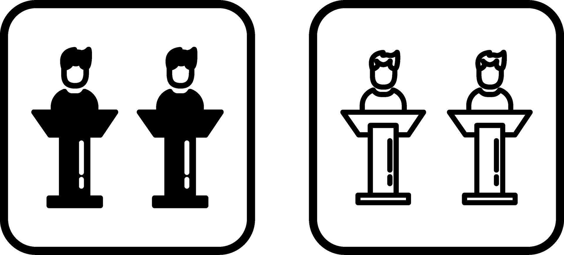 Debate Vector Icon