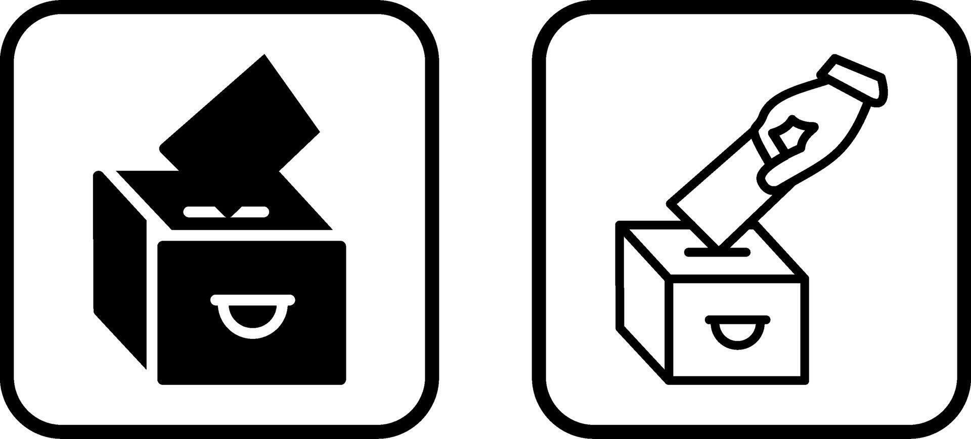 Casting Vote Vector Icon