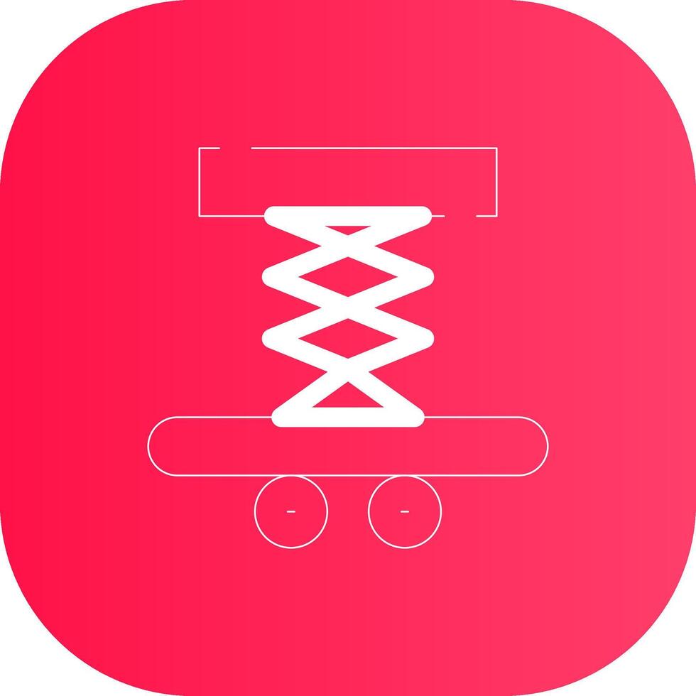 Line Round Corner Gradient vector