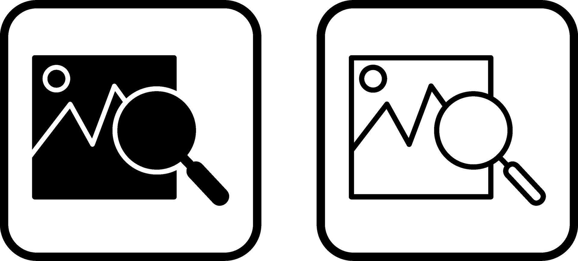 Image Search Vector Icon