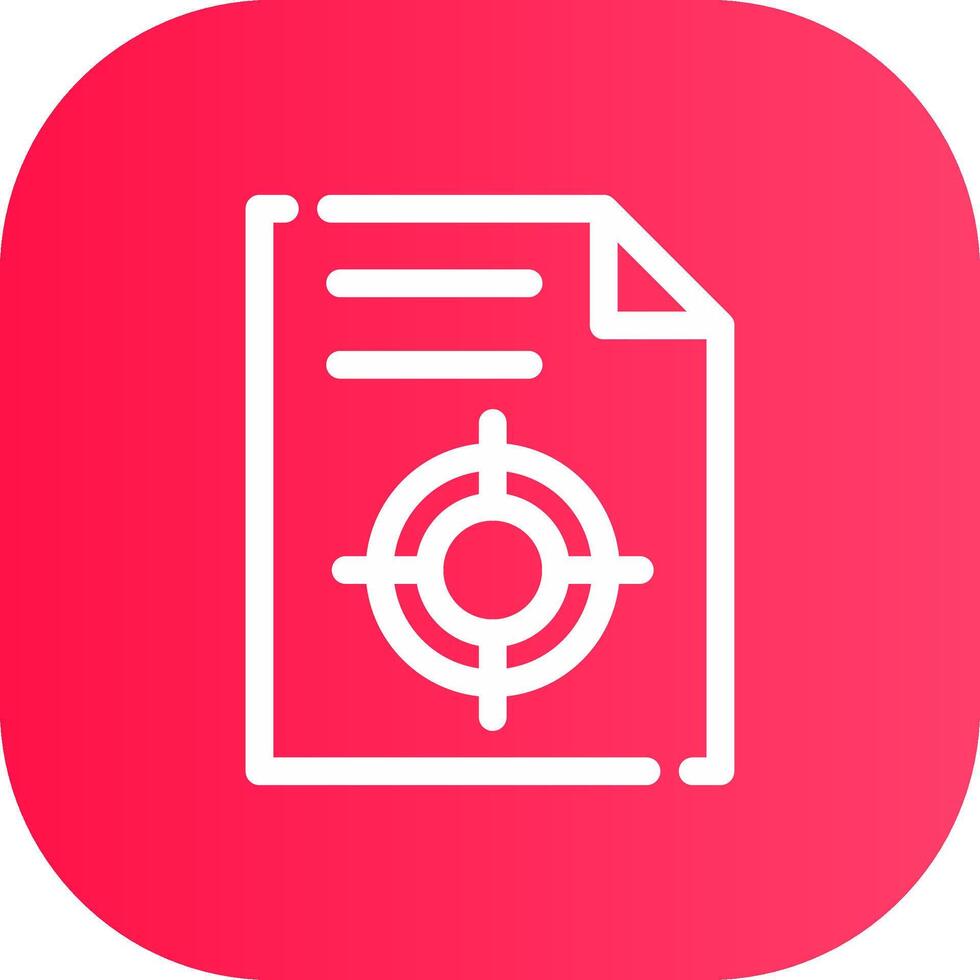 Line Round Corner Gradient vector
