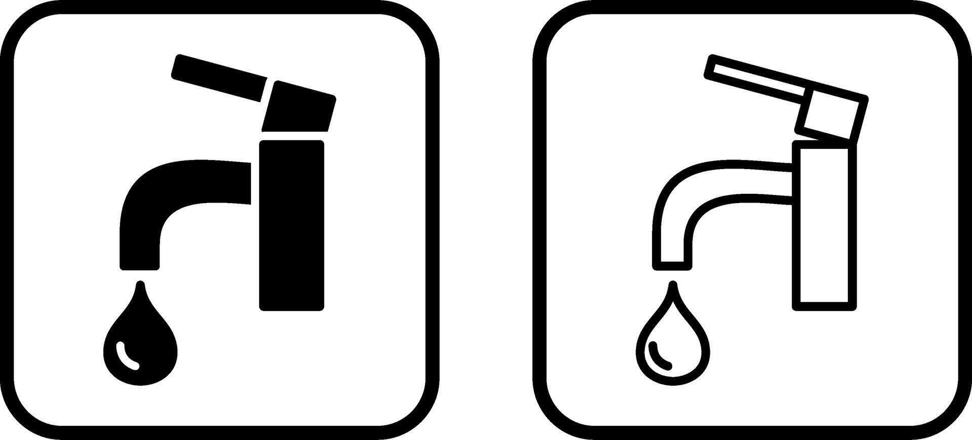 Water Tap Vector Icon