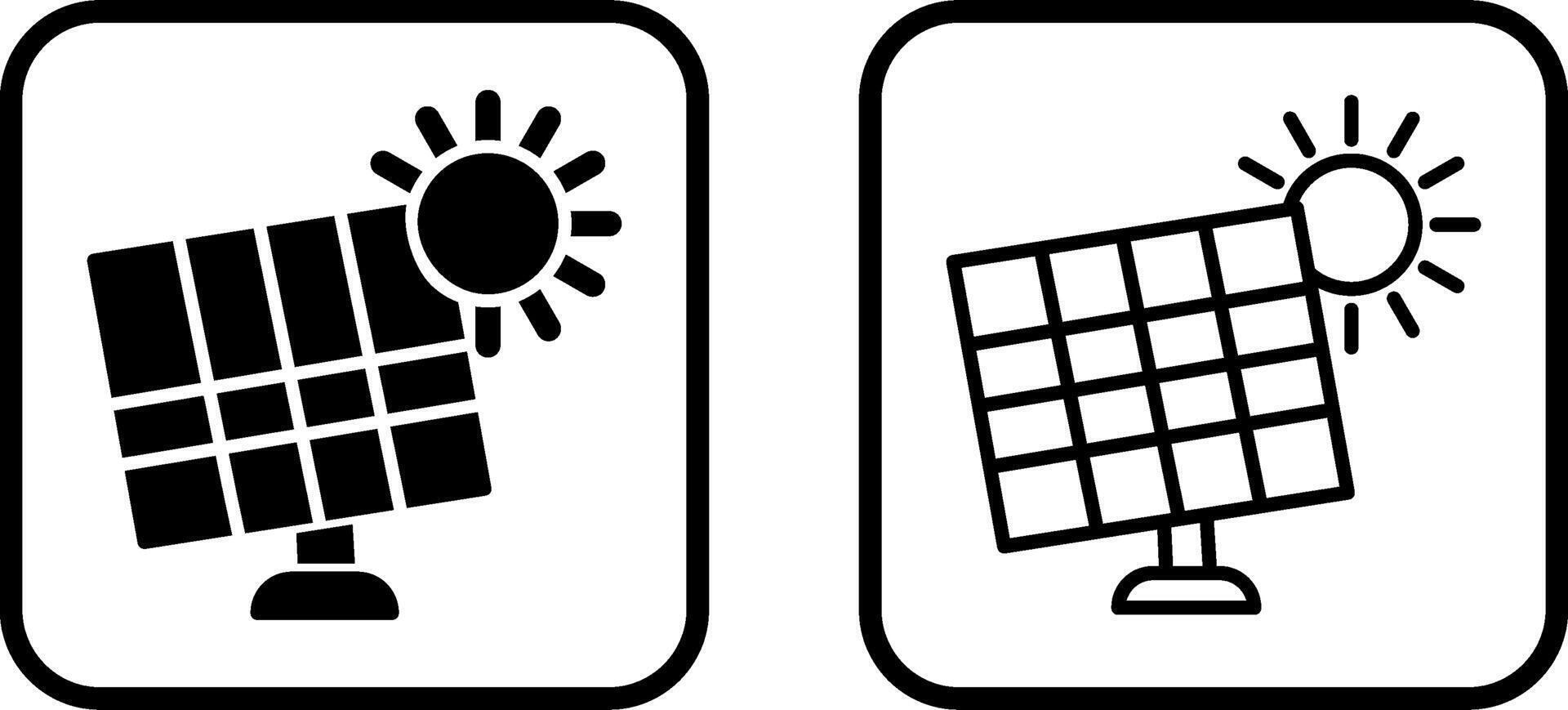 Solar Panel Vector Icon