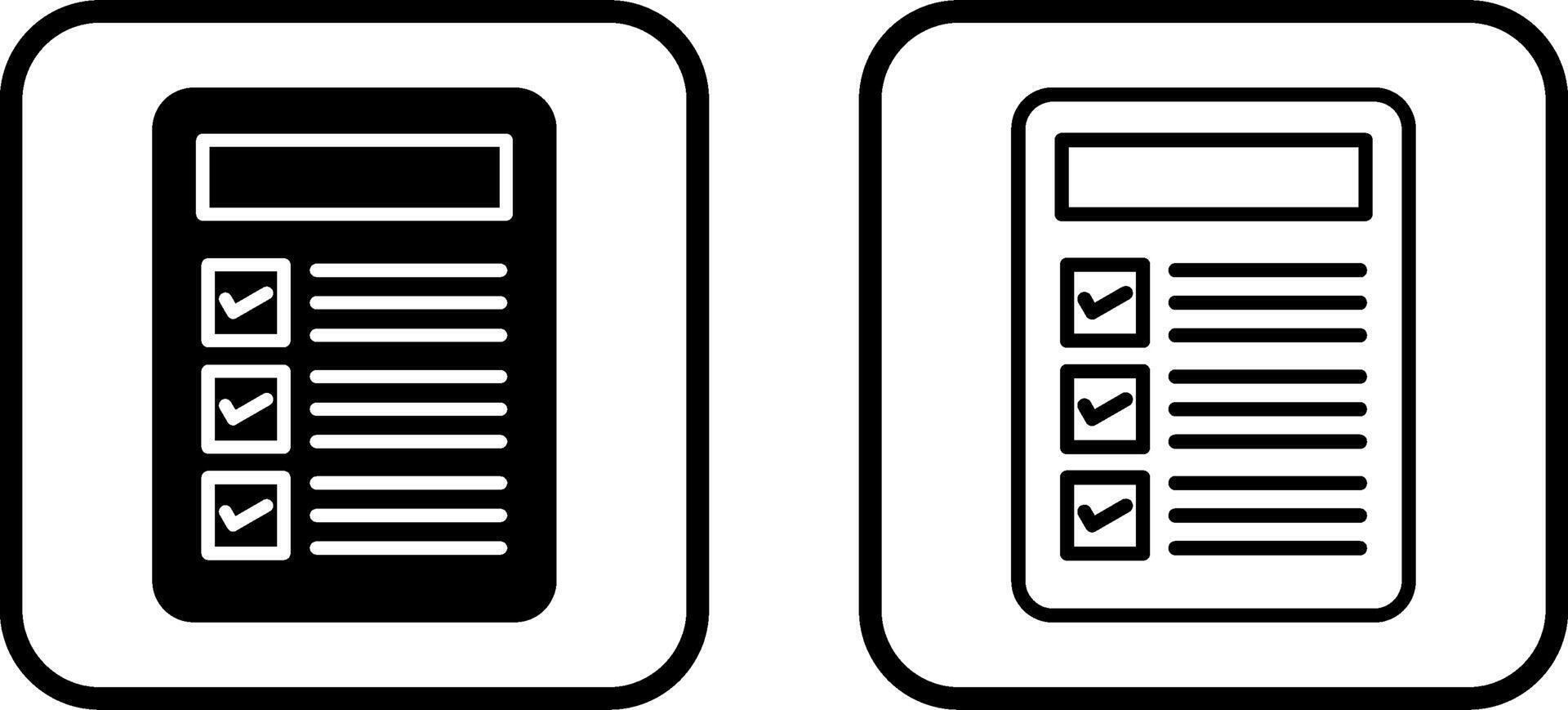 control de calidad pasado vector icono