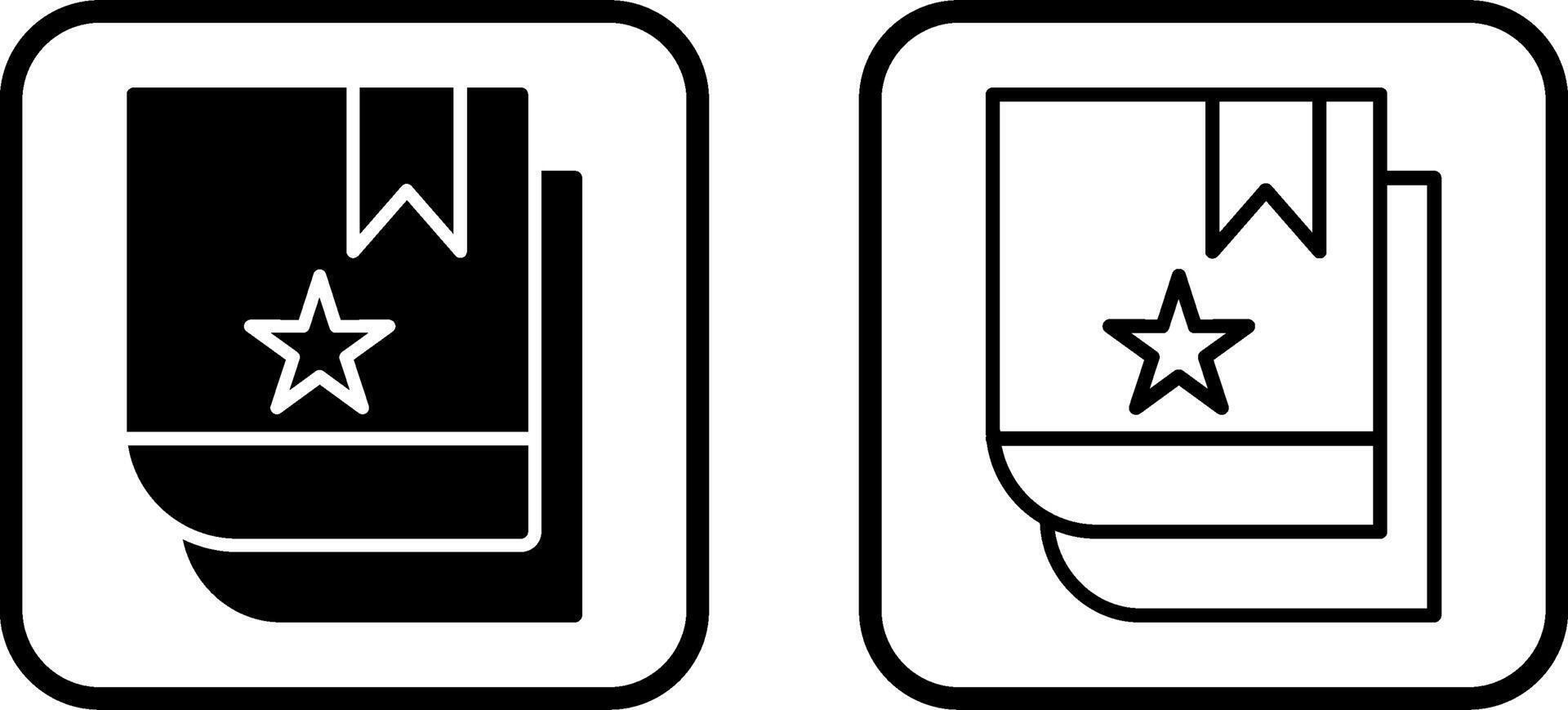 Bookmarking Services Vector Icon