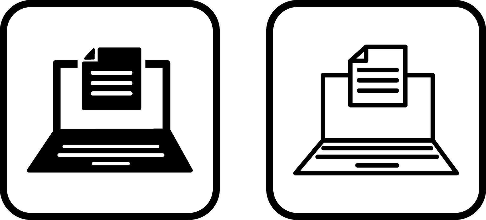 Online Exam Vector Icon