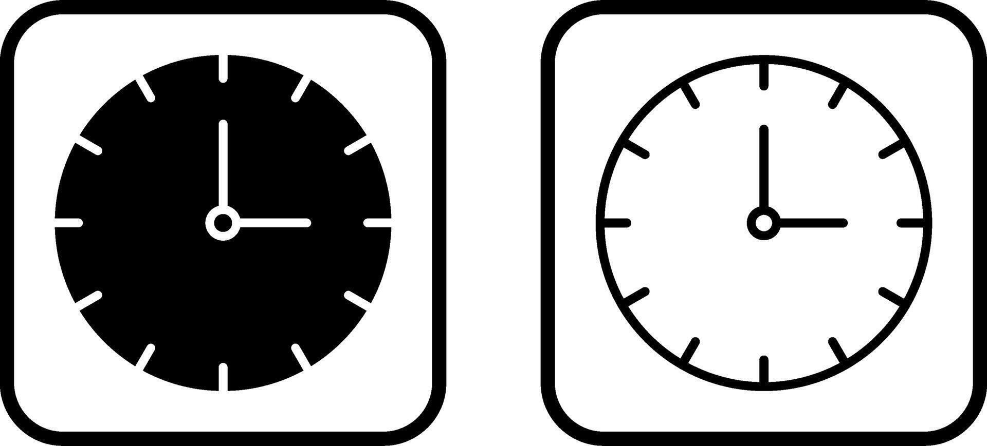 icono de vector de tiempo