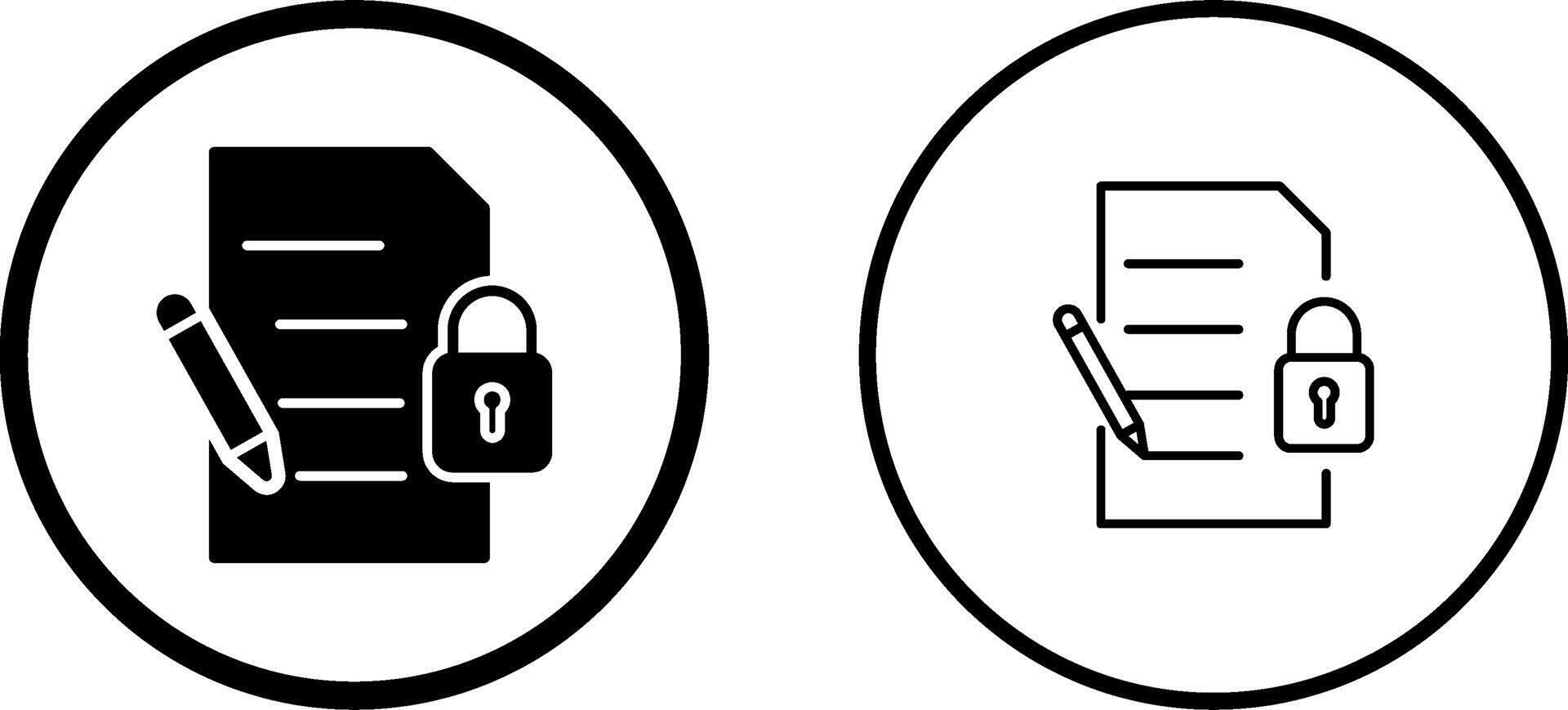 Confidentiality Vector Icon