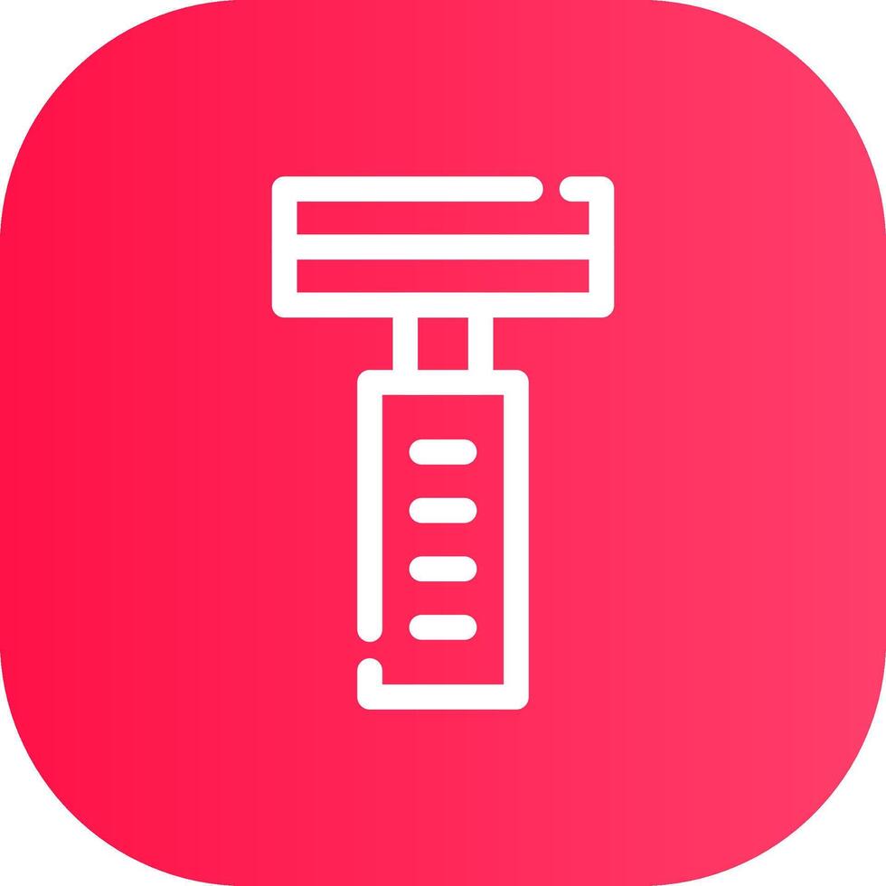 Line Round Corner Gradient vector