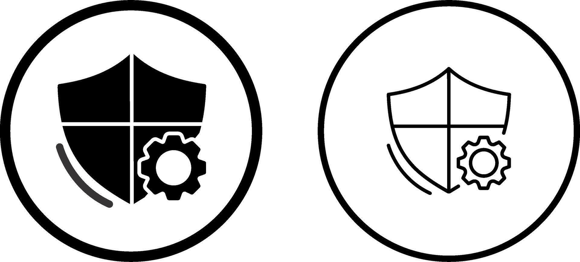 Shield Settings Vector Icon