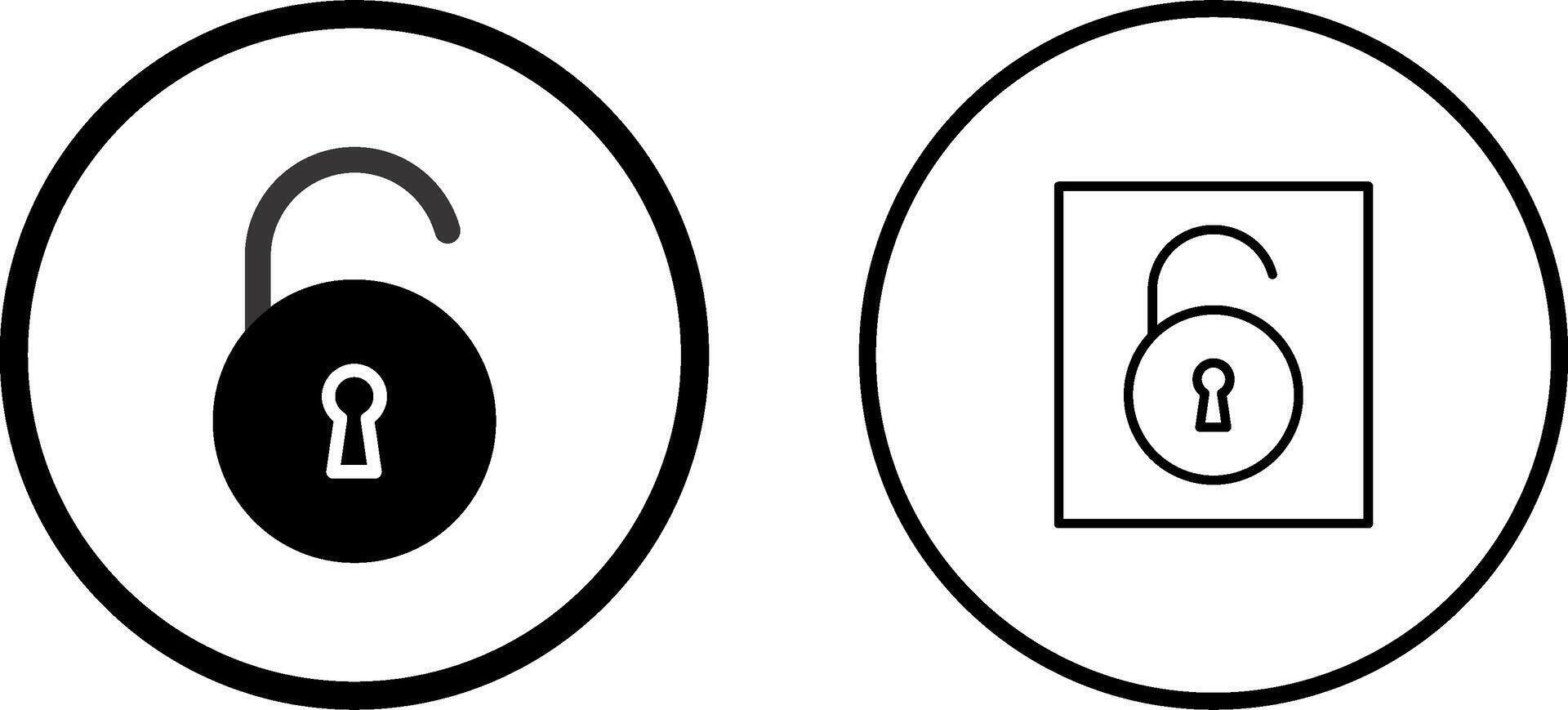 Open Lock Vector Icon