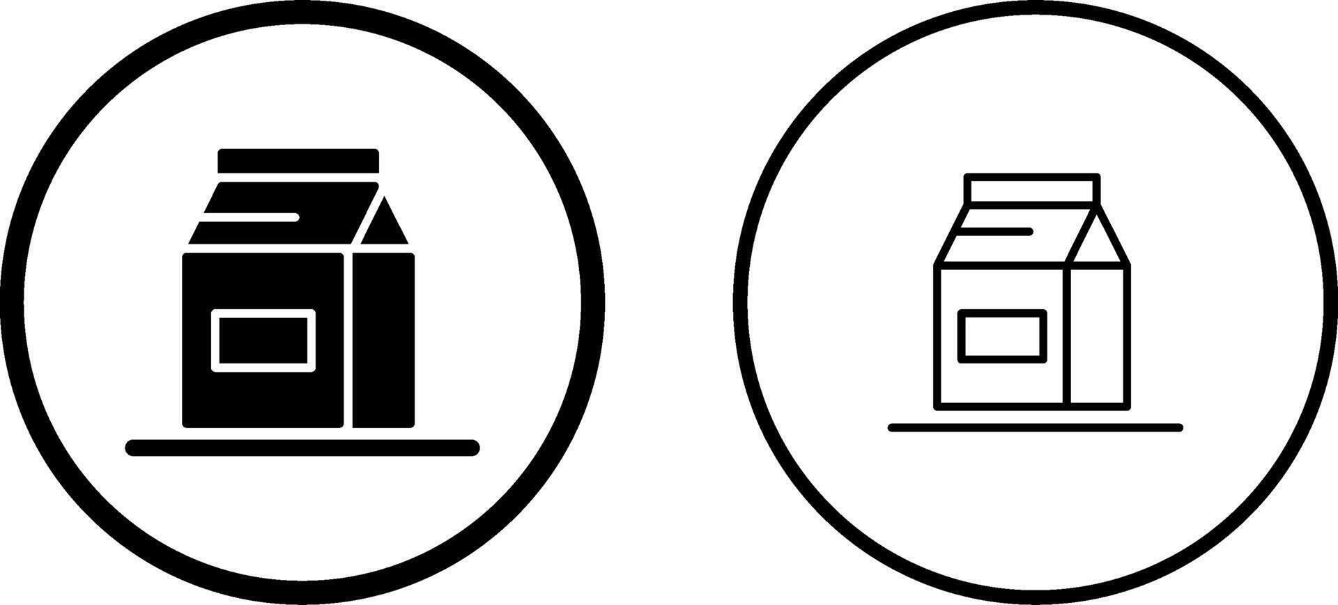 Milk Bottle Vector Icon