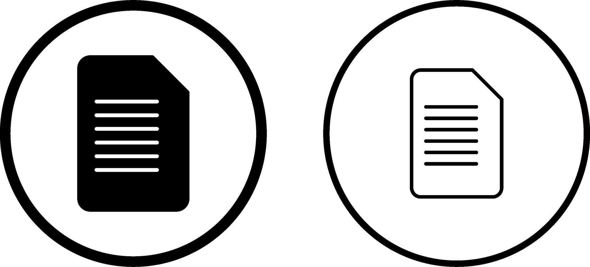 Text Vector Icon
