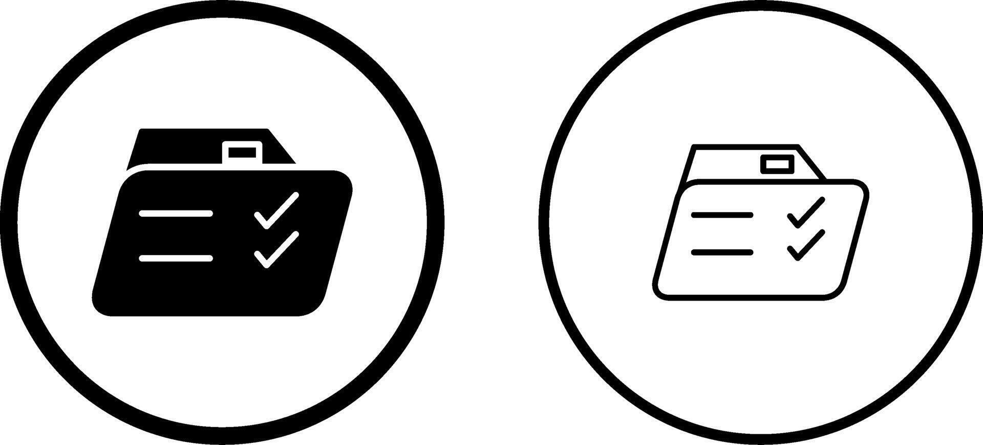 Tasks Vector Icon