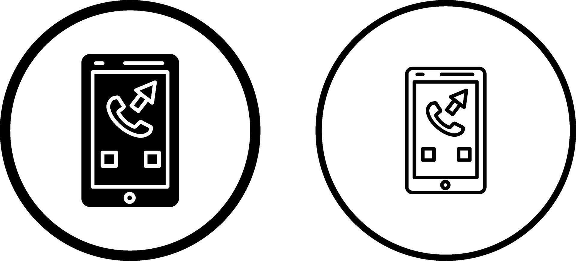Outgoing Call Vector Icon
