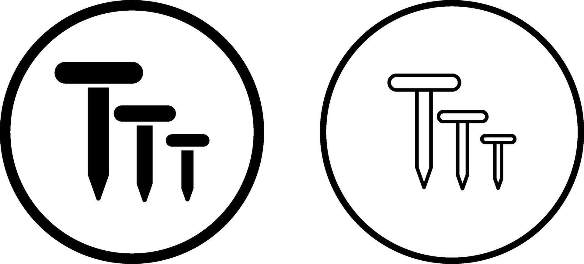 Nail Vector Icon