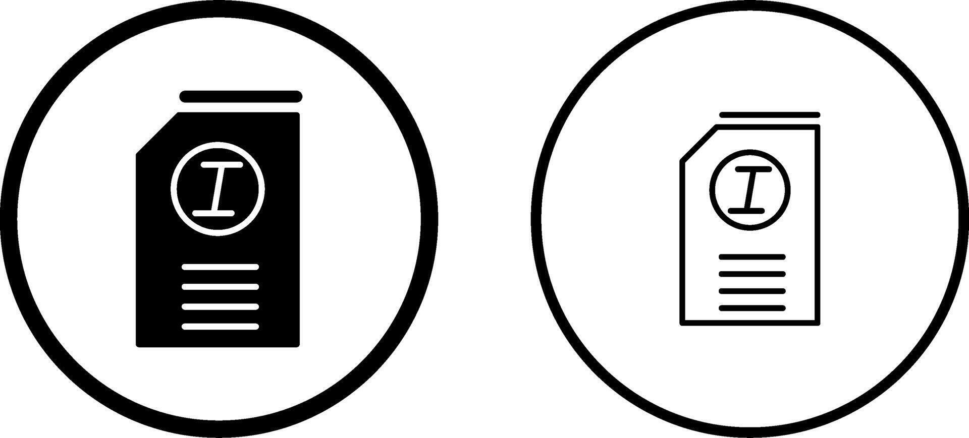 Italic Vector Icon