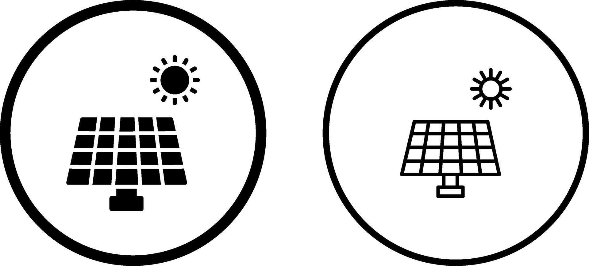 Solar Panel Vector Icon