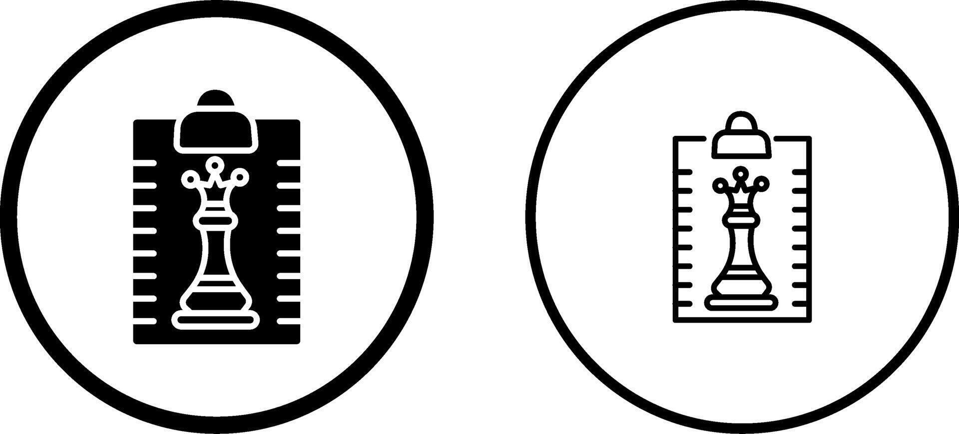 Clipboard Chess Vector Icon