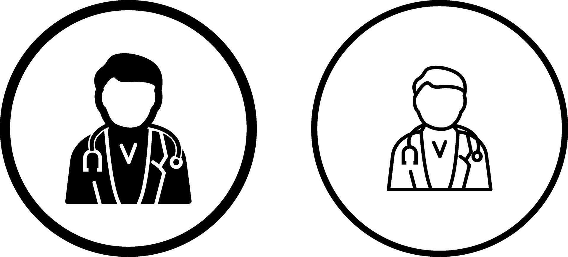 Male Doctor Vector Icon