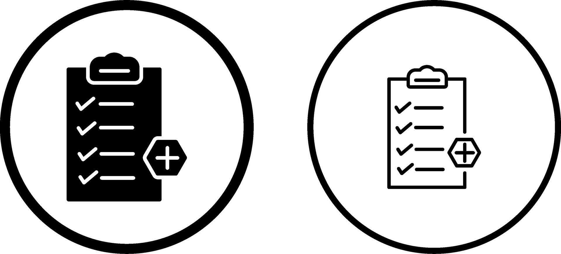 Medical Clipboard Vector Icon