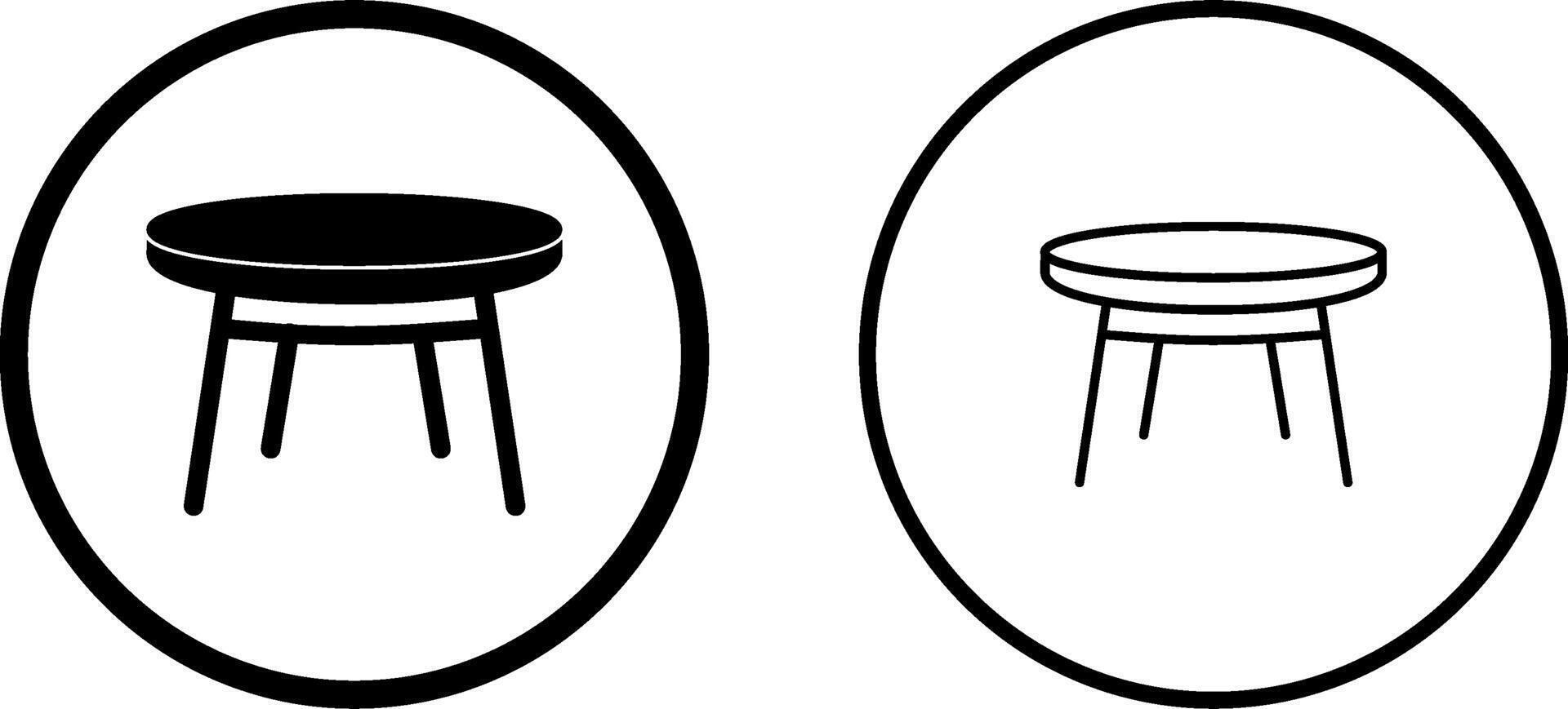 Small Table Vector Icon