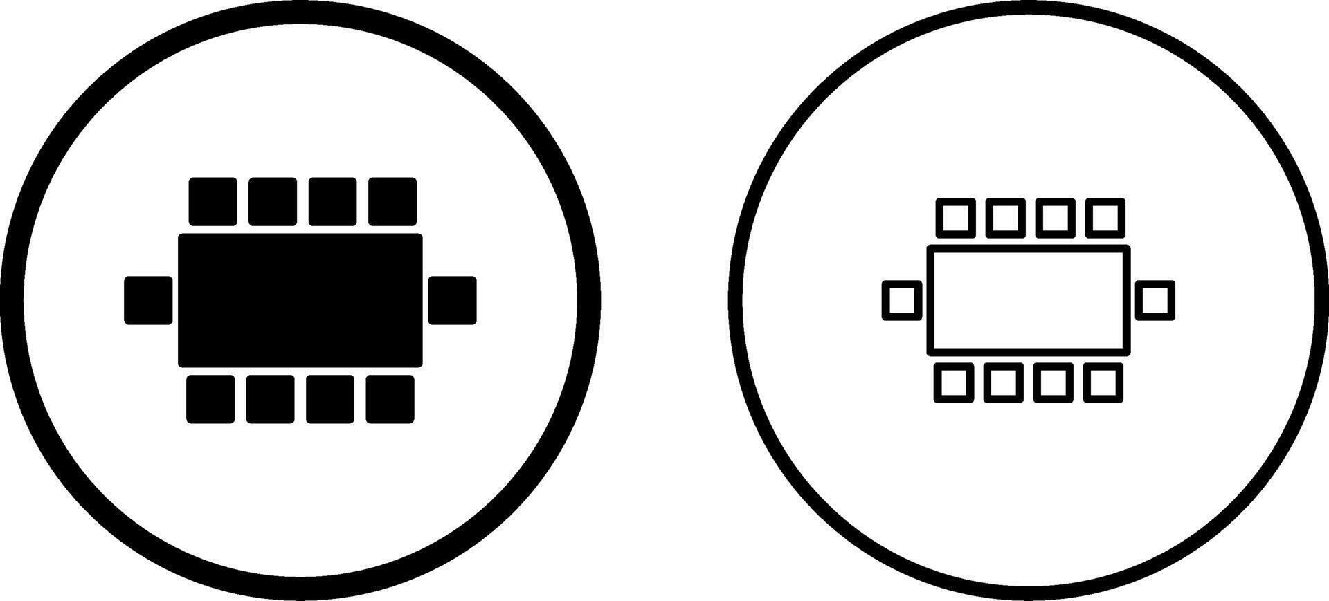 Conference Room Chair Vector Icon
