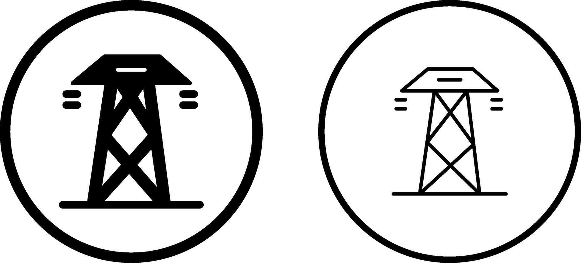 Power Line Vector Icon