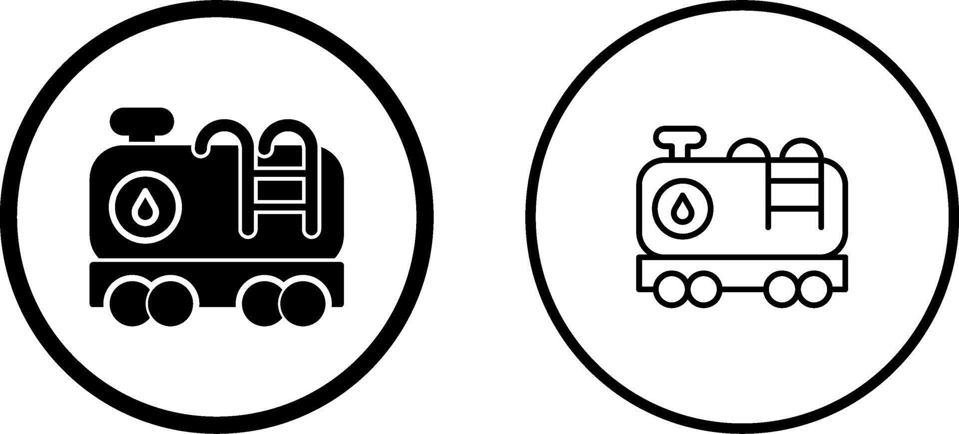 Tank Wagon Vector Icon