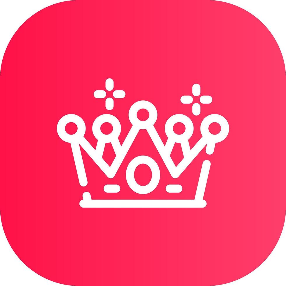 Line Round Corner Gradient vector