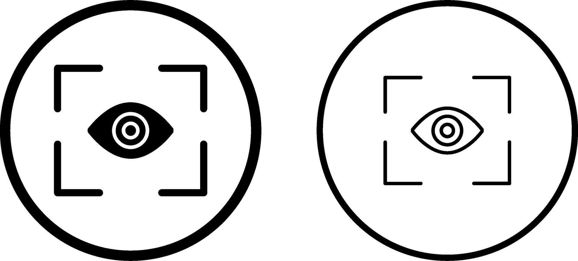 Eye Scan Vector Icon