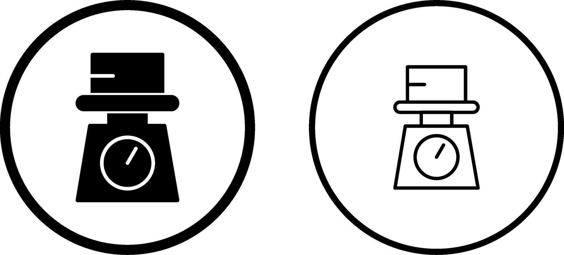Weight Scale Vector Icon