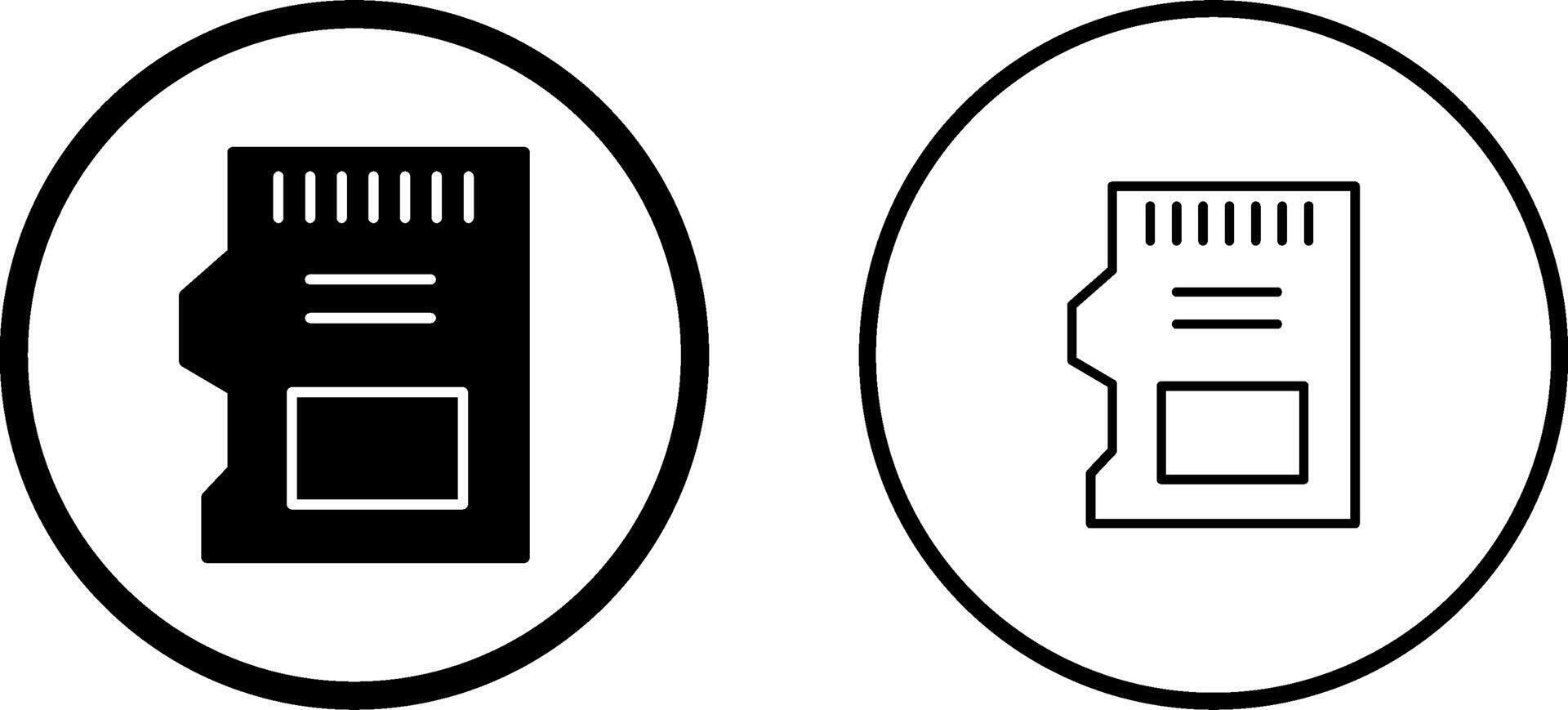 SD Card Vector Icon