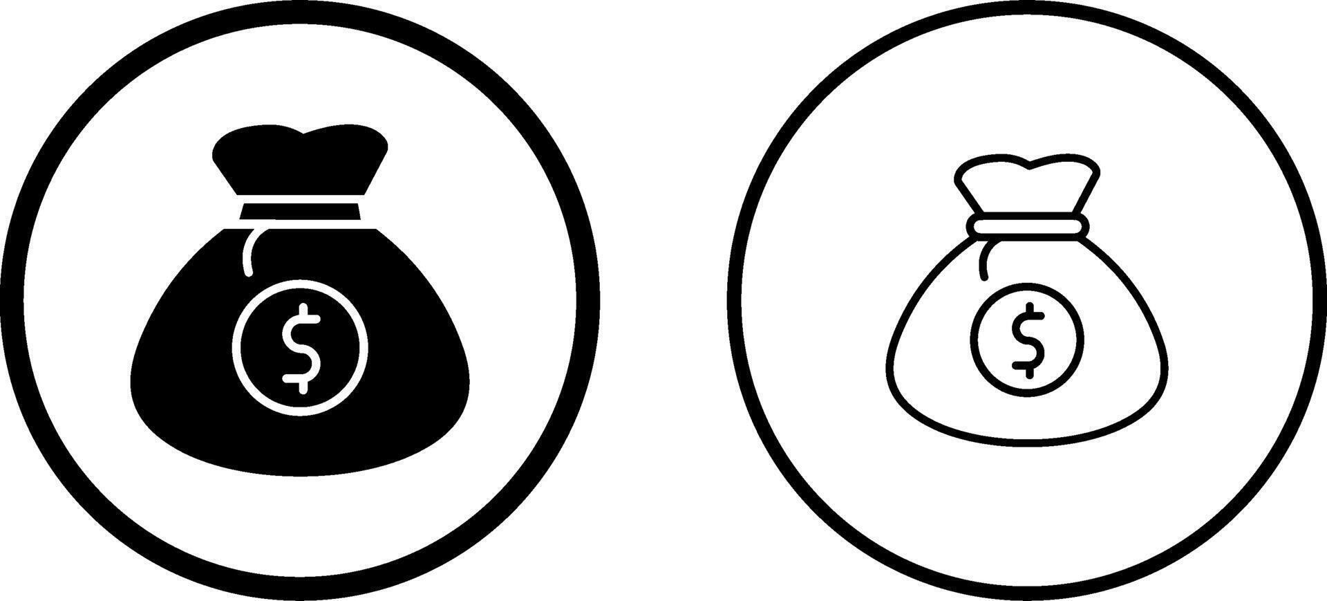 Money Bag Vector Icon