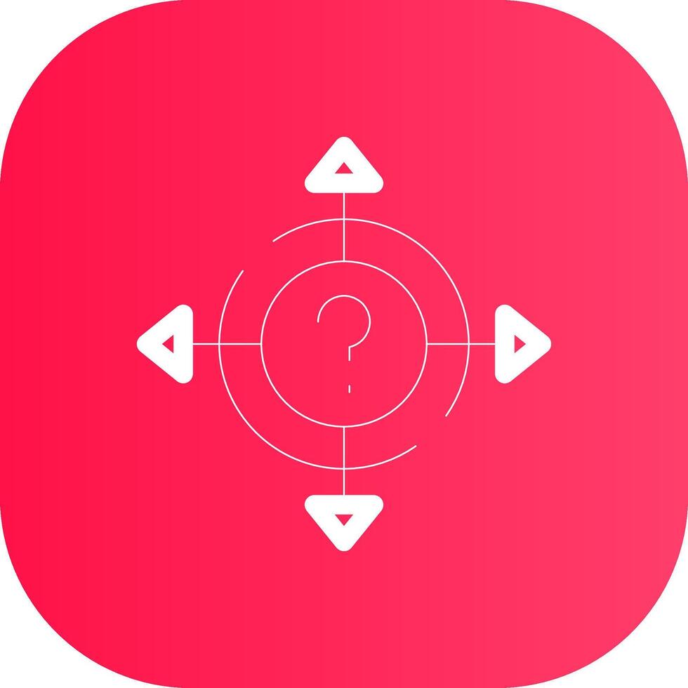 Line Round Corner Gradient vector