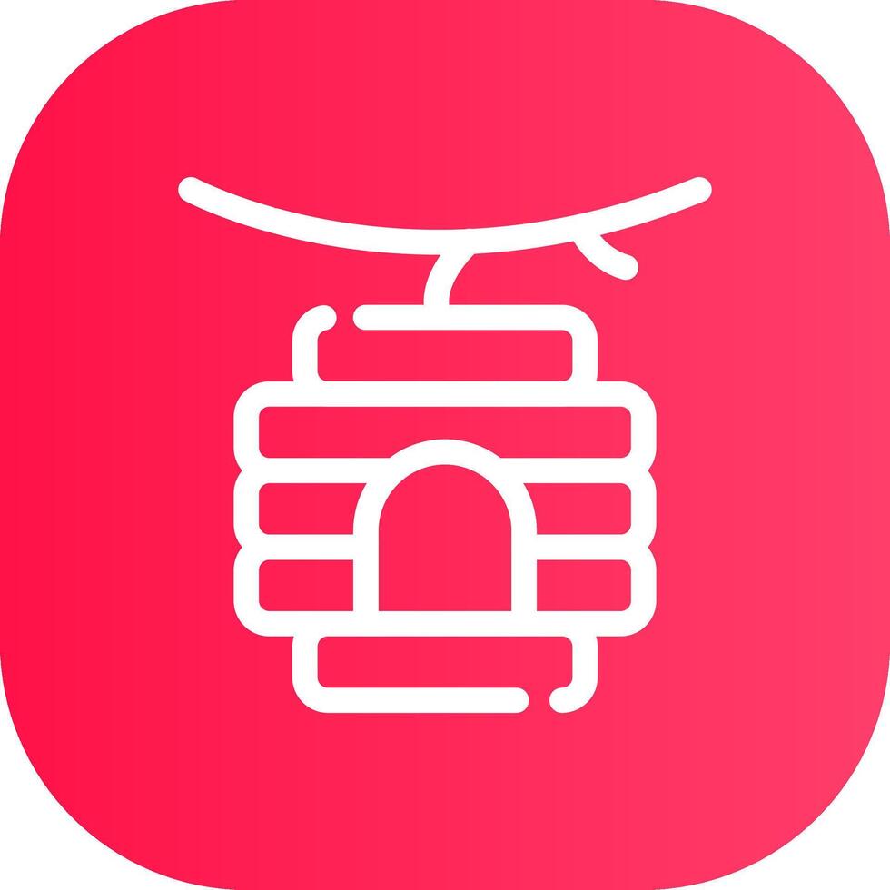 Bee Hive Creative Icon Design vector