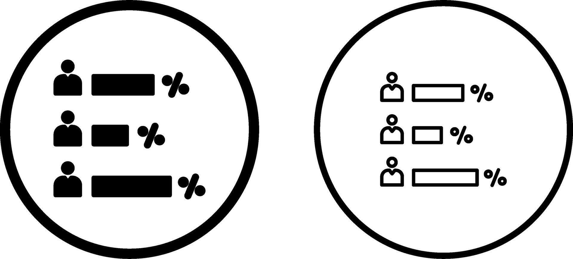 Voting Result Vector Icon