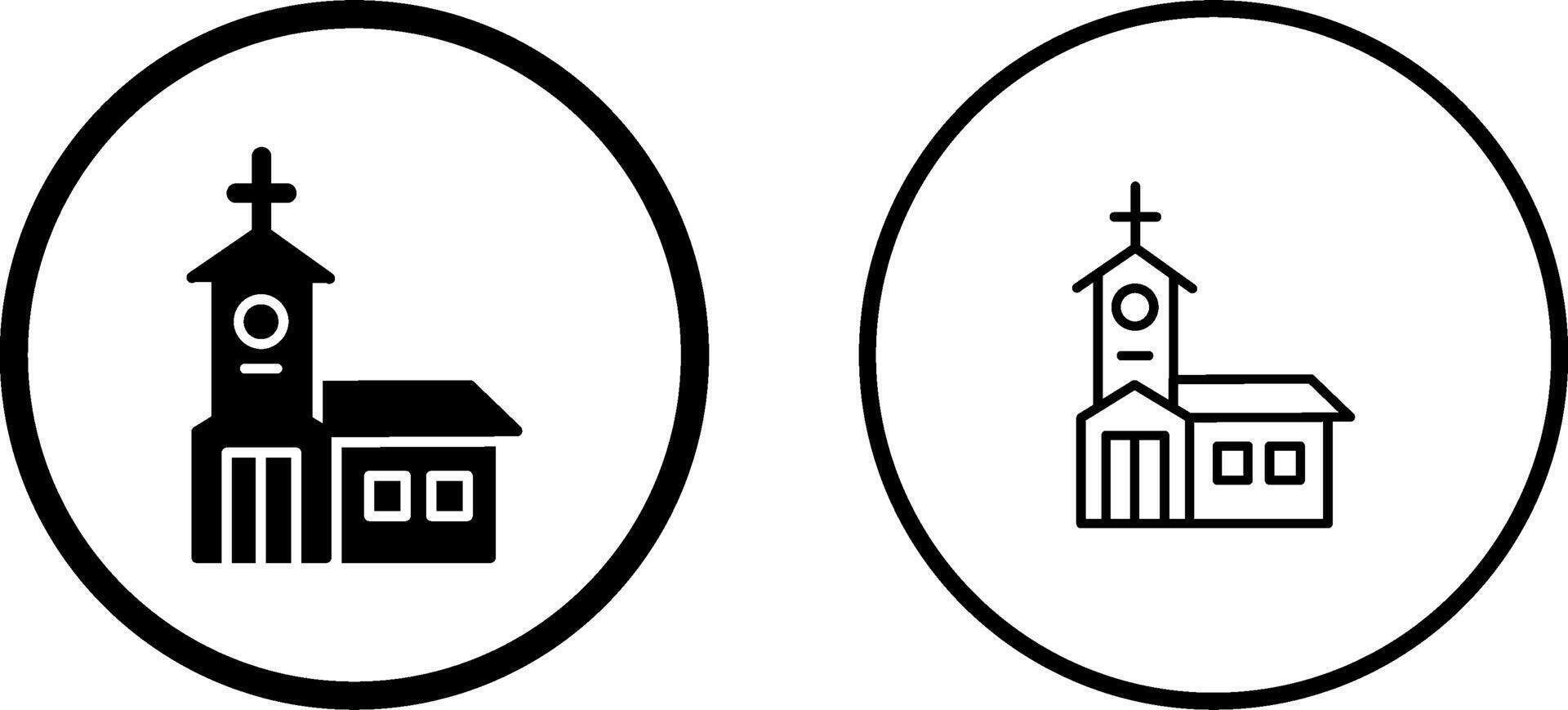 Building Church Vector Icon