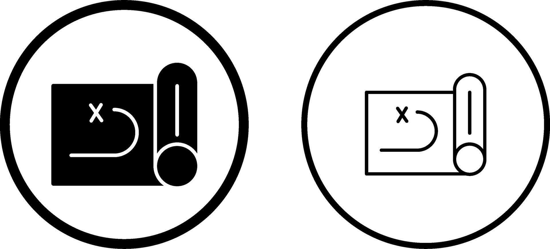 Treasure Map Vector Icon