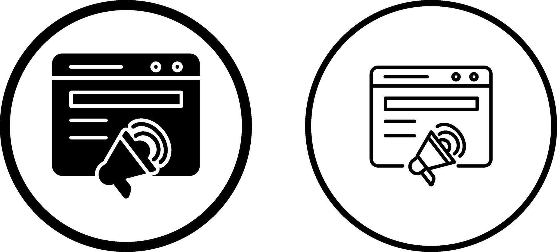Announcement Vector Icon