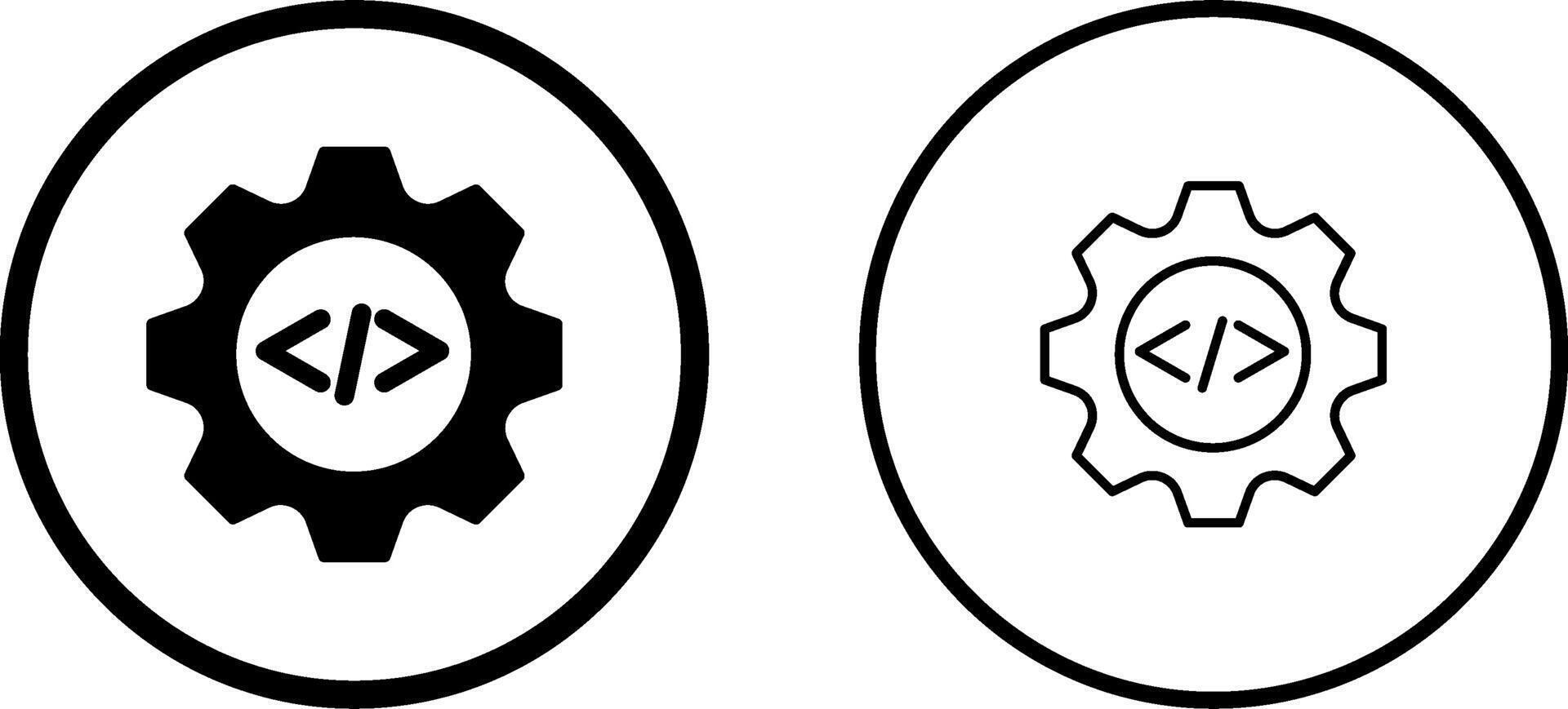 Coding Gear Vector Icon