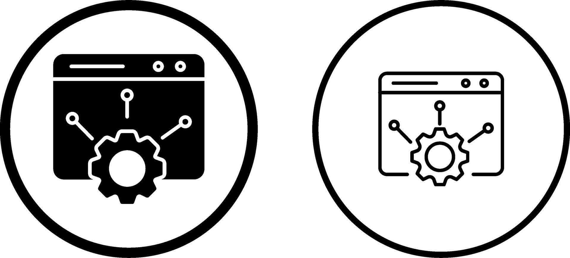 Web Setting Vector Icon