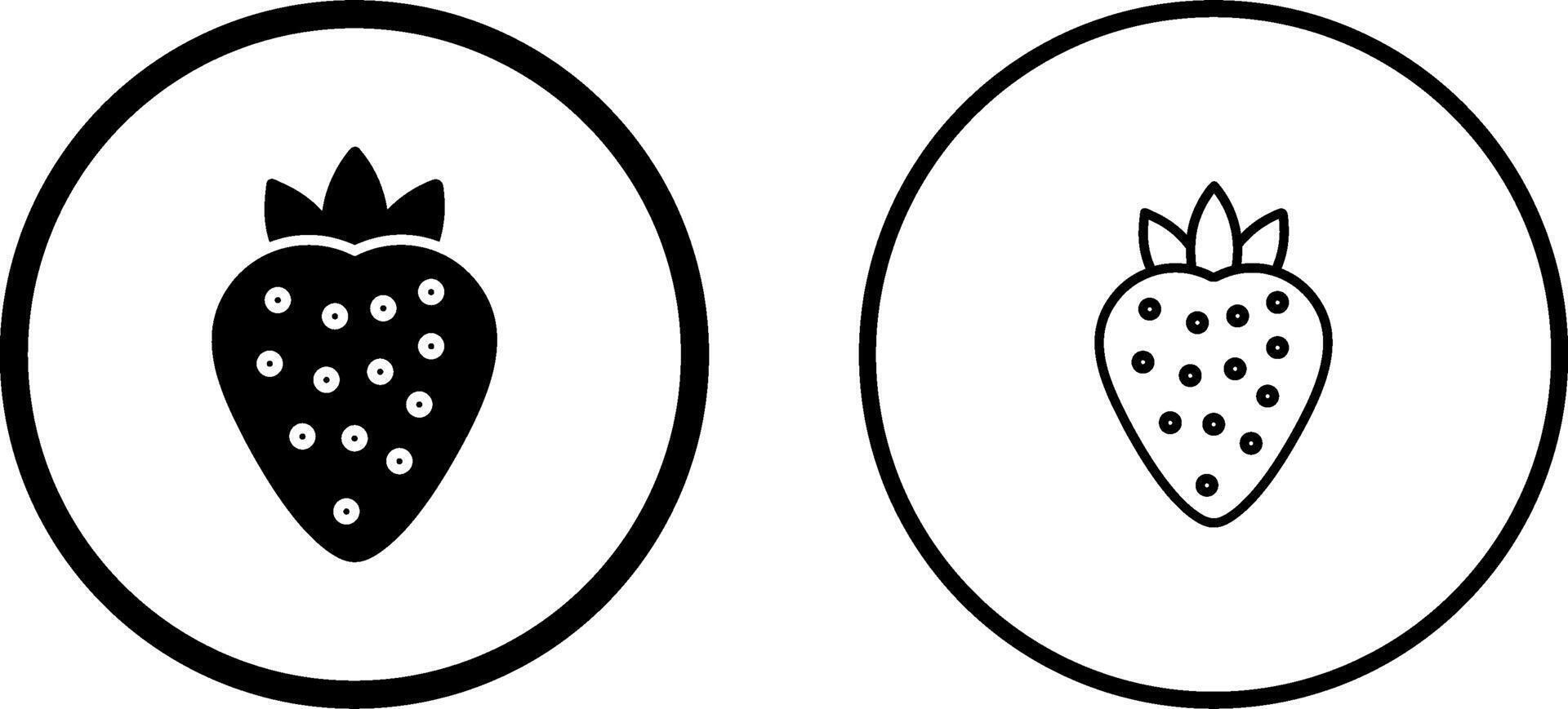 Strawberry Vector Icon