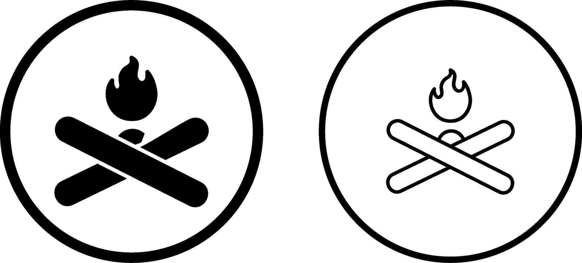 Bonfire Vector Icon