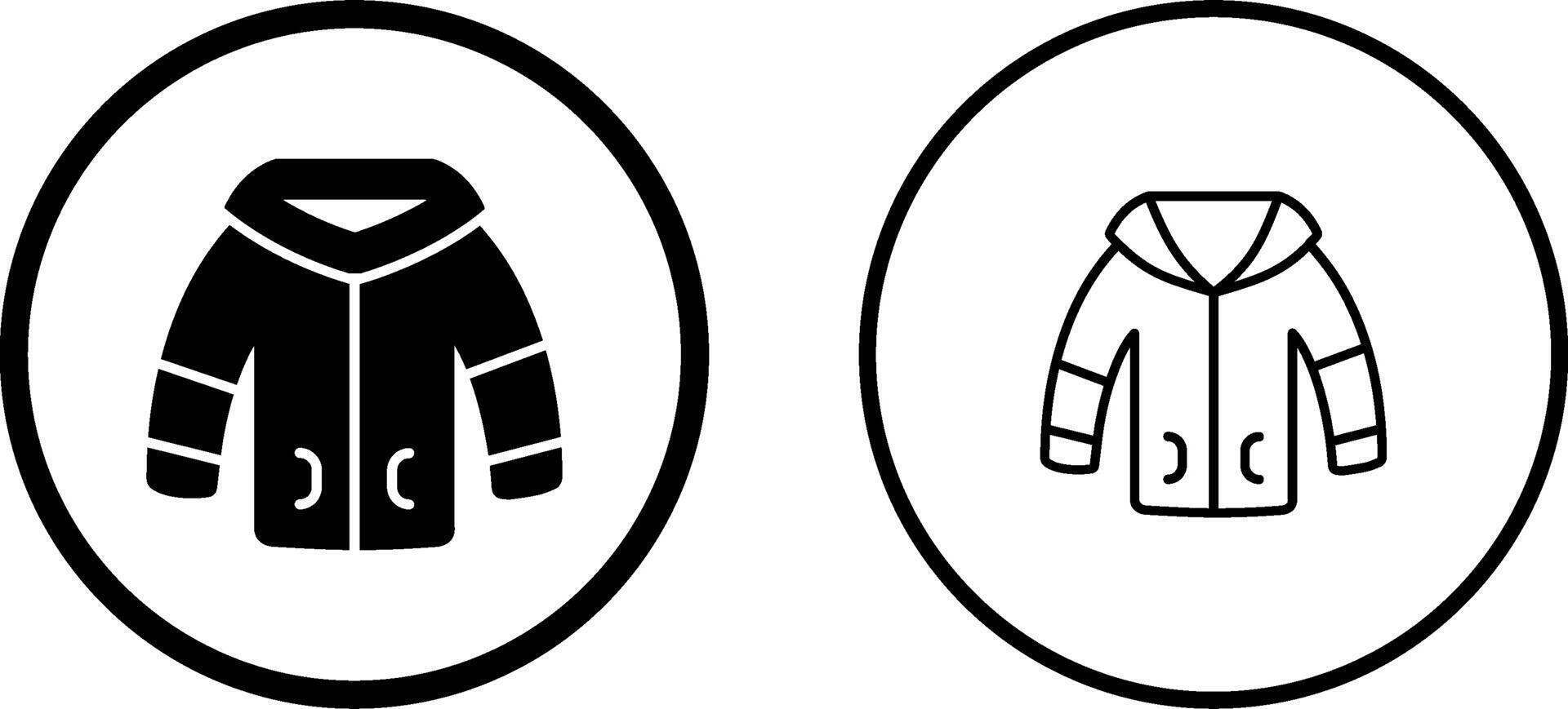 Winter Jacket Vector Icon
