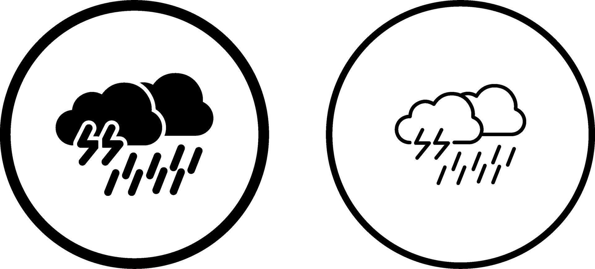 Rain Vector Icon