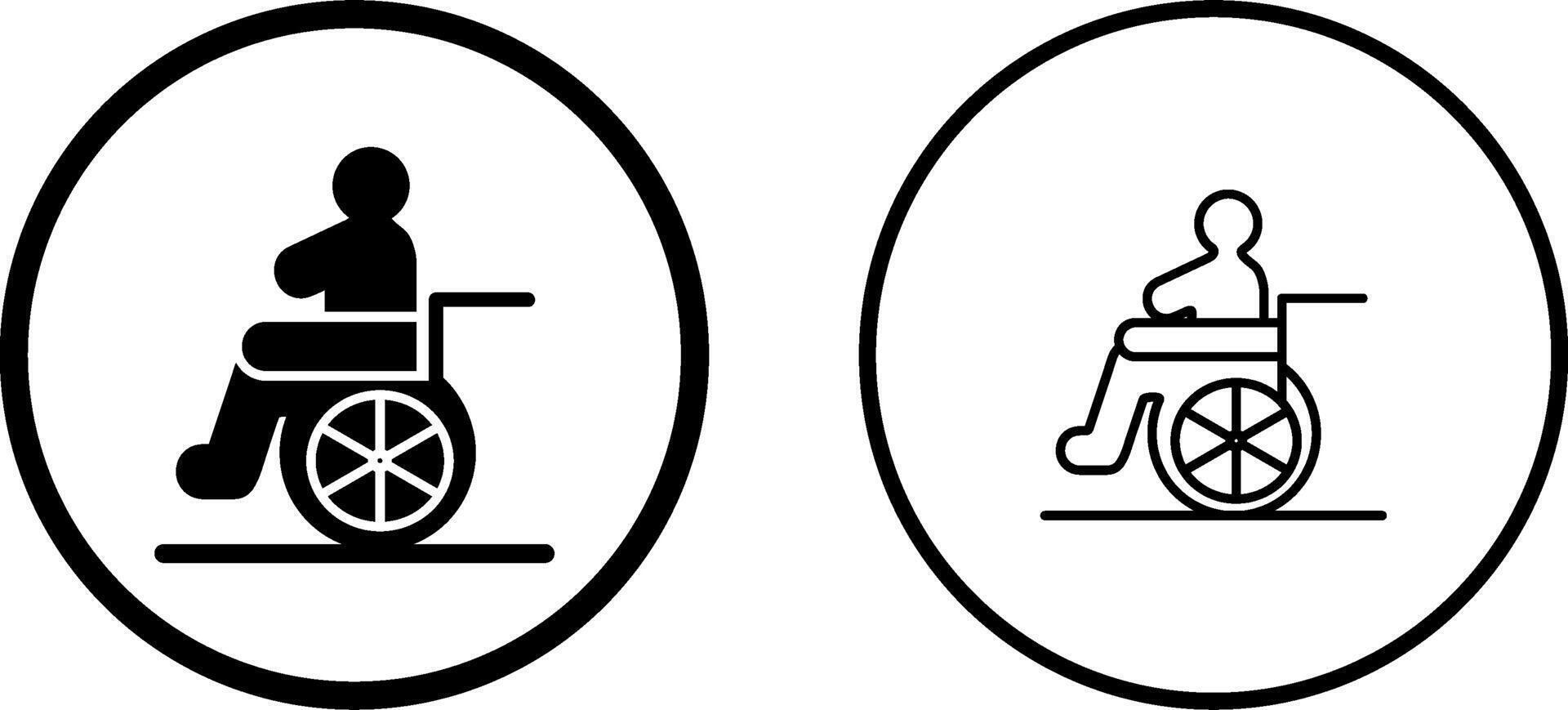 Wheelchair Vector Icon