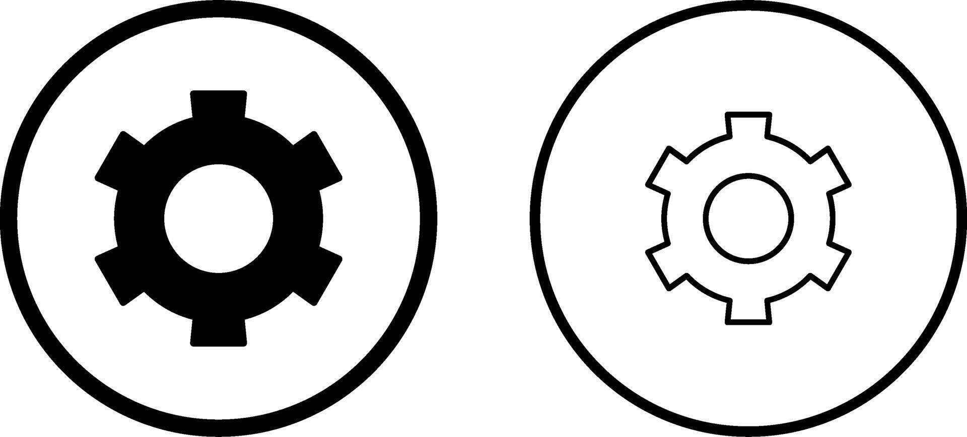 Setting Gear Vector Icon