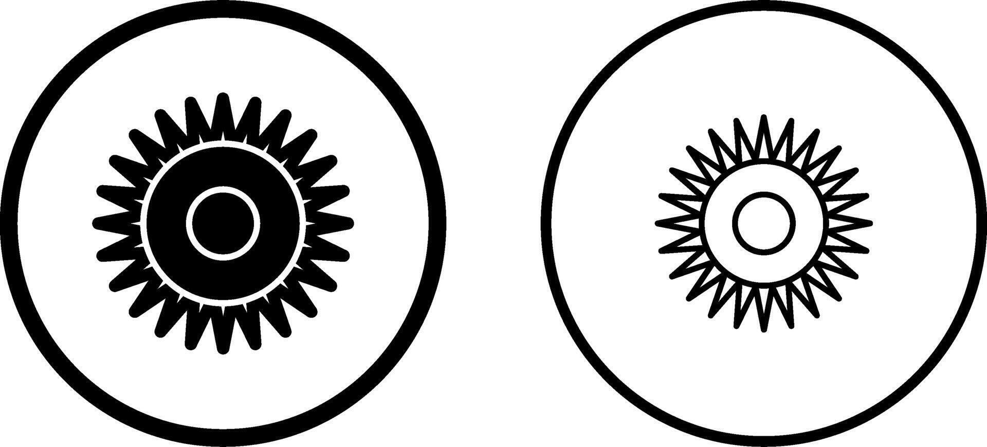 Optical Radiation Vector Icon