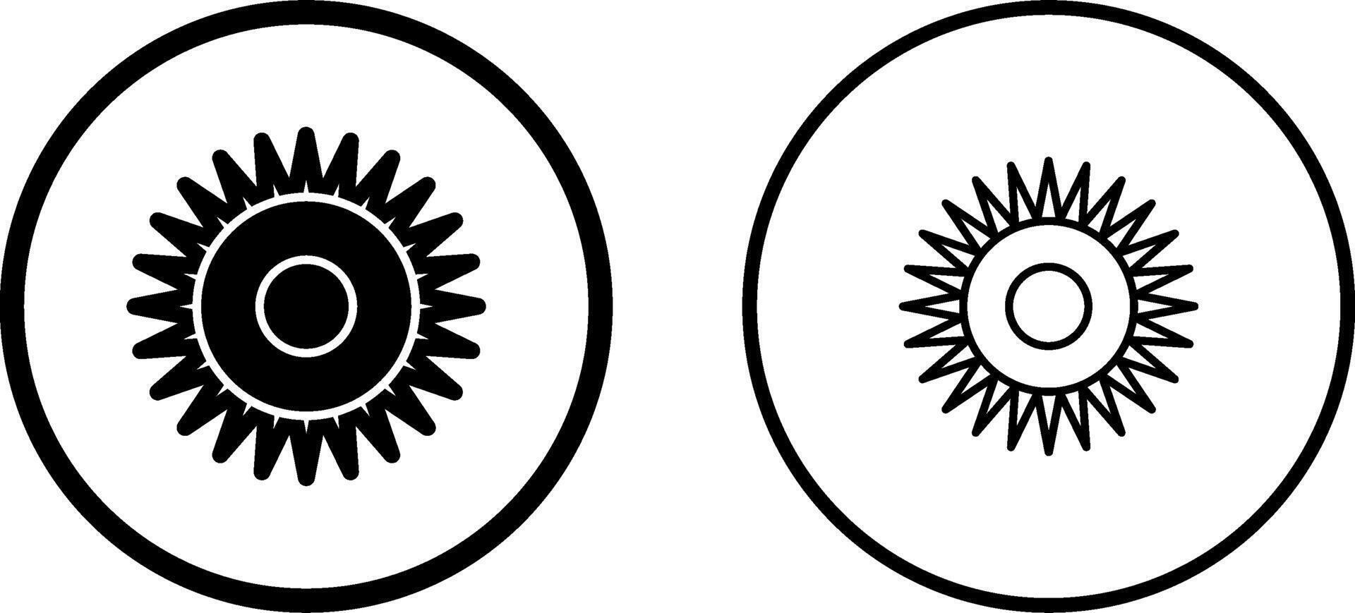 Optical Radiation Vector Icon